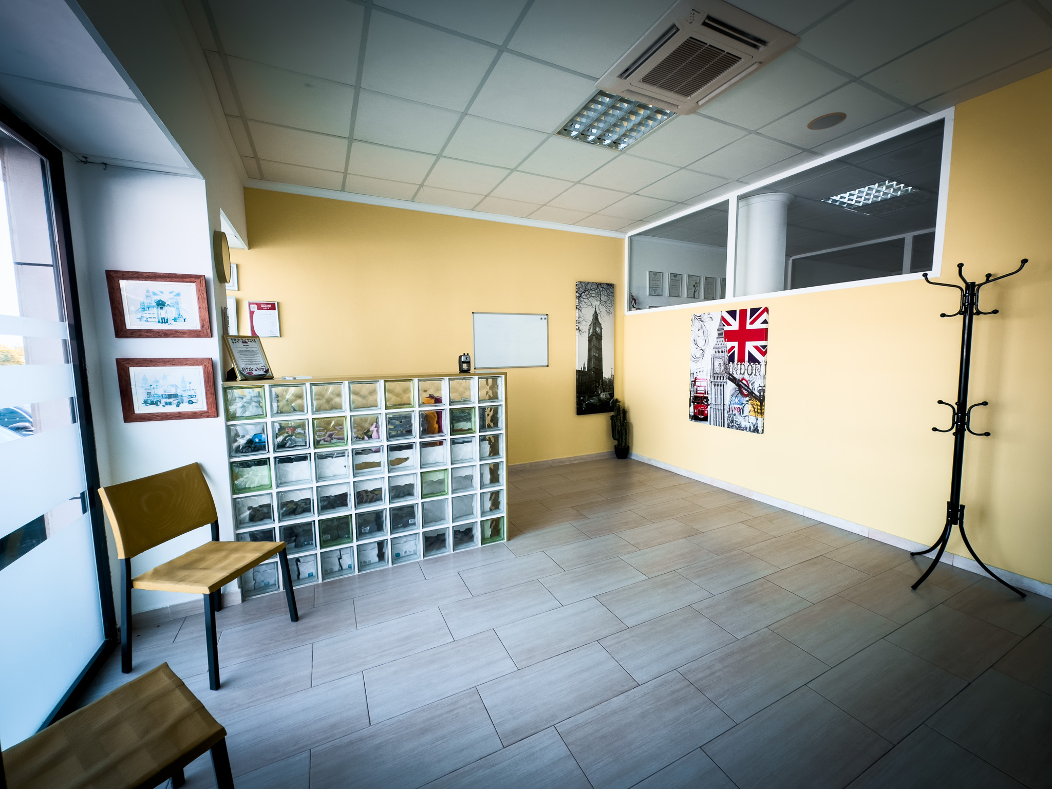 Welcoming classroom environment at English academy near Denia, Costa Blanca